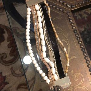 Victoria Emerson magnetic closure 7 strand bracelet